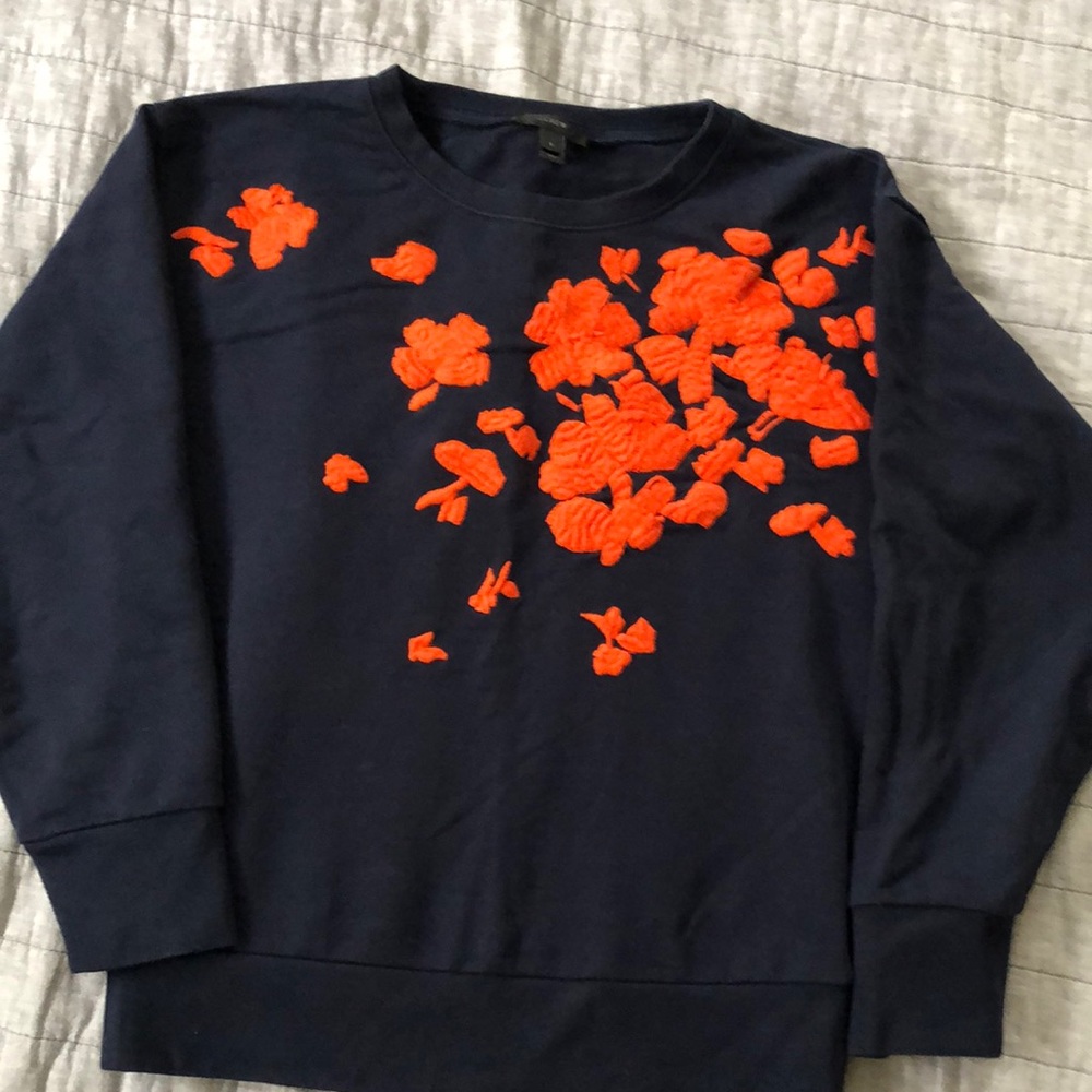 COPY - J.Crew embroidered sweatshirt